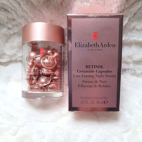Elizabeth Arden Retinol Ceramide Capsules LIne Erasing Night Serum 30 Count New - Picture 1 of 9